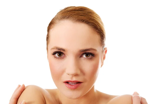 Beautiful young spa woman. — Stock Photo, Image