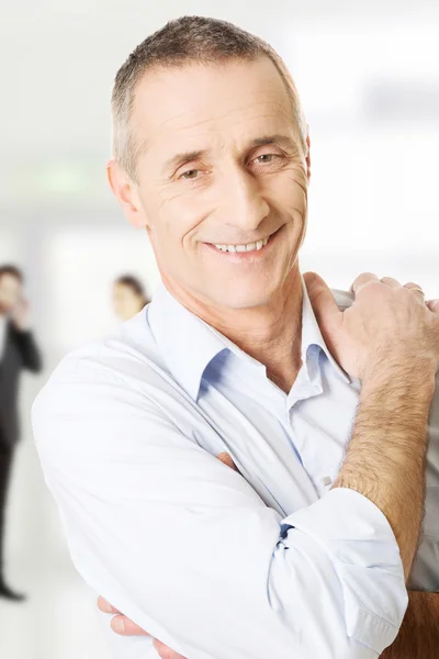 Happy smiling mature man. — Stock Photo, Image