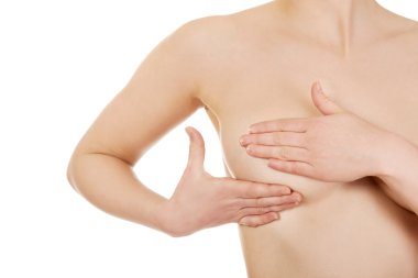 kadını muayene meme.