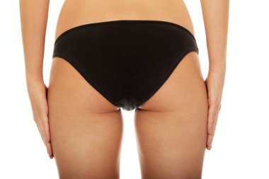 kadının iç çamaşırında geri.