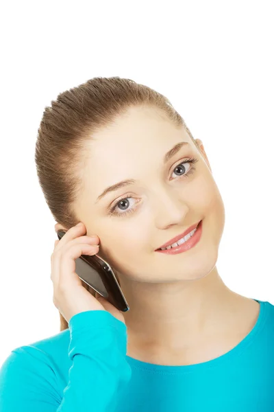 Teen con telefono cellulare . — Foto Stock