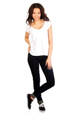 çekici modern Afrika kadın.