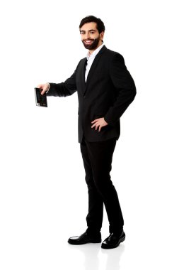 genç işadamı Kopyala yer tutan.