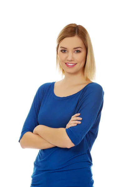 Casual woman smiling. — Stock Photo, Image