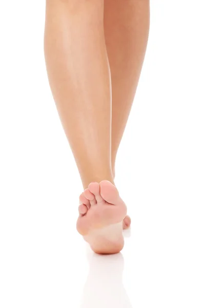 Dames blote voeten. — Stockfoto