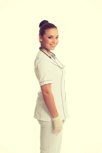 Médico feminino em uniforme — Fotografia de Stock