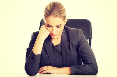 iş işkadını yorgun