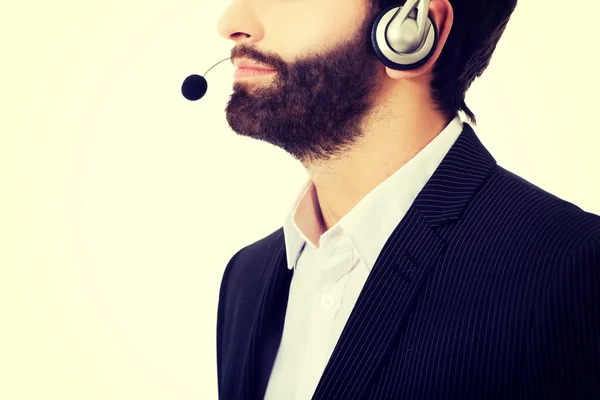 Young call center man. — Stock Photo, Image