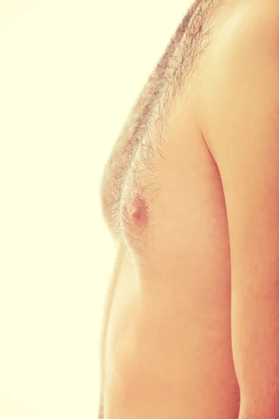 Knappe shirtless jonge man. — Stockfoto