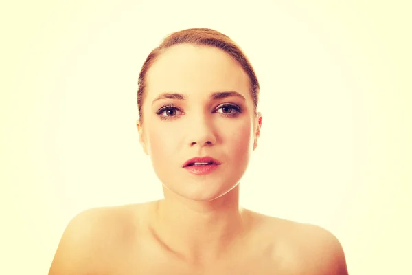 Beautiful young spa woman. — Stock Photo, Image