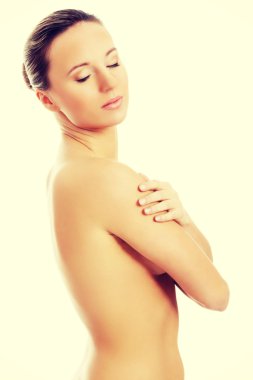 Güzel Üstsüz Kadın.