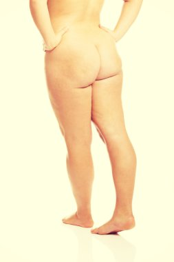 Onu şişman kalça gösterilen kadın