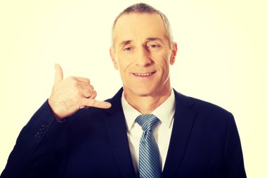 İşadamı ile ara beni jest