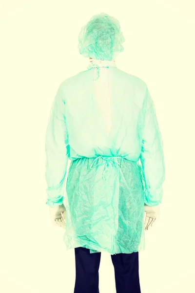 Αρσενικό γιατρός με προστατευτικά ρούχα — Φωτογραφία Αρχείου