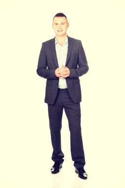 işadamı sıkışık elle