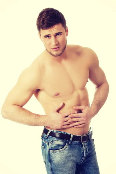 Sexy muscular man. — Stock Photo, Image