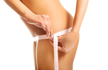 ince kadın kalçaları ölçme