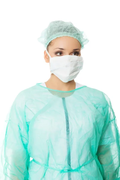 Medico in maschera protettiva — Foto Stock