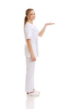 Soyut bir yer tutan doktor.