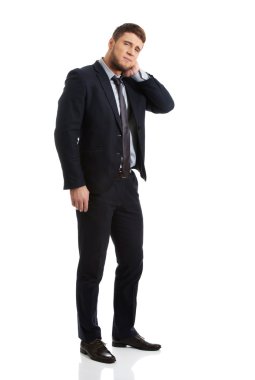 Diş ağrısı acı işadamı.