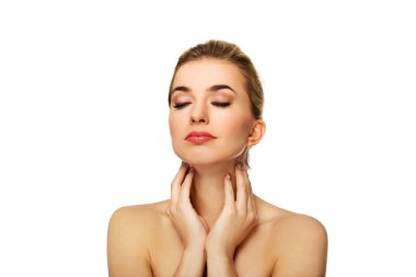 Sonra banyo veya spa rahat kadın.