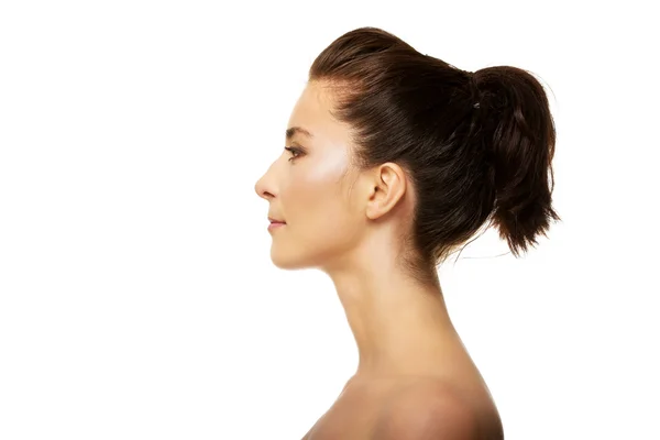 Side View Profile Close Photo Beautiful Stock Photo 1312379714