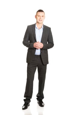 işadamı sıkışık elle