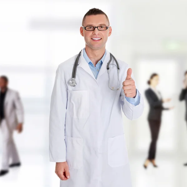 Confident young medical doctor — Stock Photo, Image