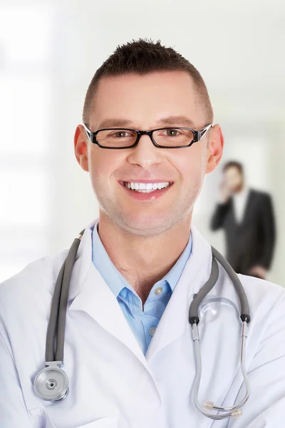Confident young medical doctor — Stock Photo, Image