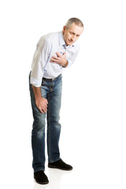 Kalp hastalığı olan olgun adam