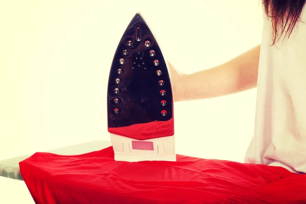 Young woman do the ironing. — Stock Photo, Image