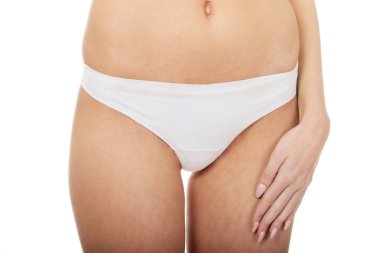 ince kadının göbek.