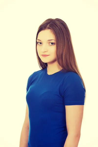 Vackra unga tonåriga kvinna. — Stockfoto