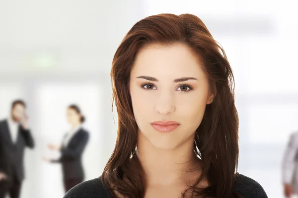 Frau sieht wütend aus — Stockfoto