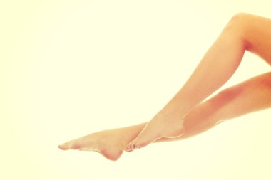 Mükemmel kadın bacakları.