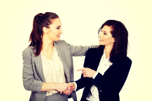 Two women embracing each other. — Stock Photo, Image