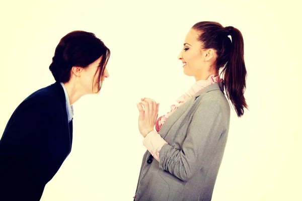 Two angry businesswomans. — Stock Photo, Image