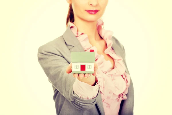 Businesswoman in business suit — Stock Photo, Image