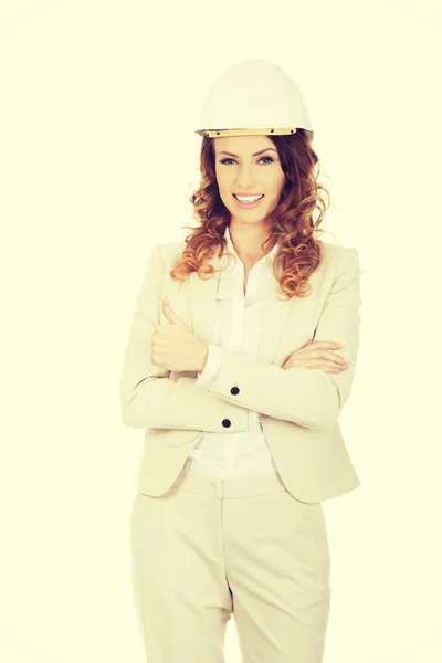 Geschäftsfrau im Business-Anzug — Stockfoto