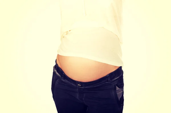 Pregnancy woman belly — Stock Photo, Image