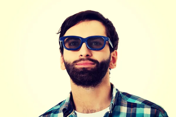 Young man with sunglasses. — Stock Photo, Image