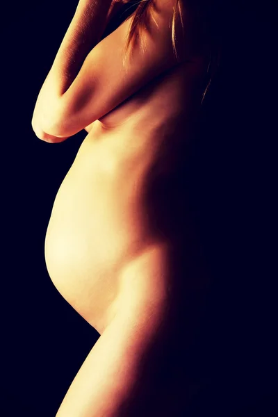 Pregnant woman belly — Stock Photo, Image