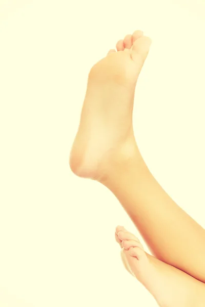 Donne piedi nudi . — Foto Stock