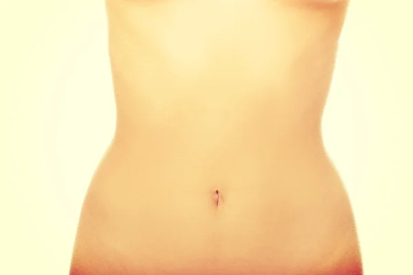 Frauen schlanken Bauch. — Stockfoto