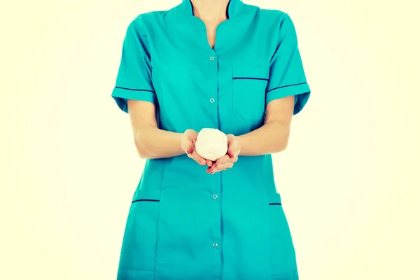 Medico femminile con una benda . — Foto Stock