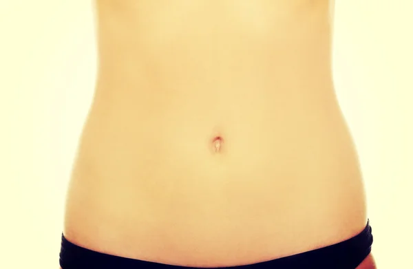 Ajuste barriga jovem mulher . — Fotografia de Stock