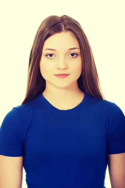 Gyönyörű fiatal tizenéves nő. — Stock Fotó