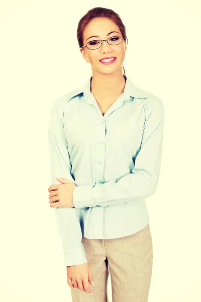 Beautiful young businesswoman. — Stock Photo, Image