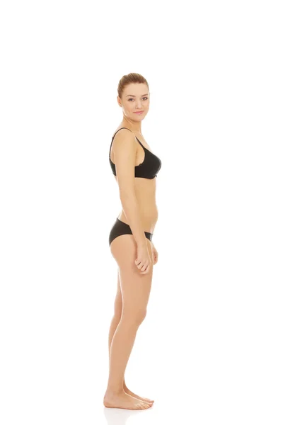 Glückliche Frau im Bikini. — Stockfoto