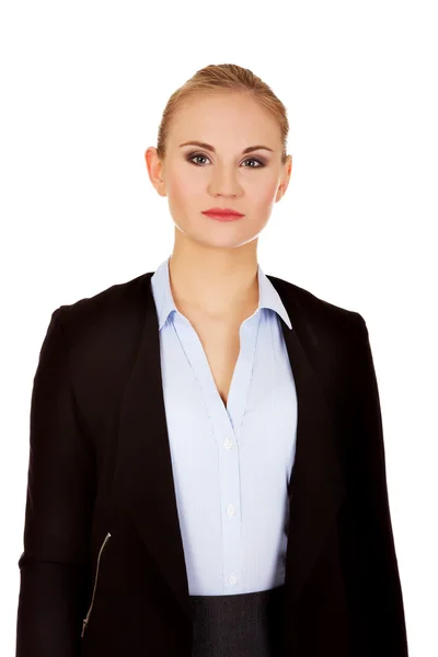 Young elegant beautiful smiling business woman — Stock Photo, Image